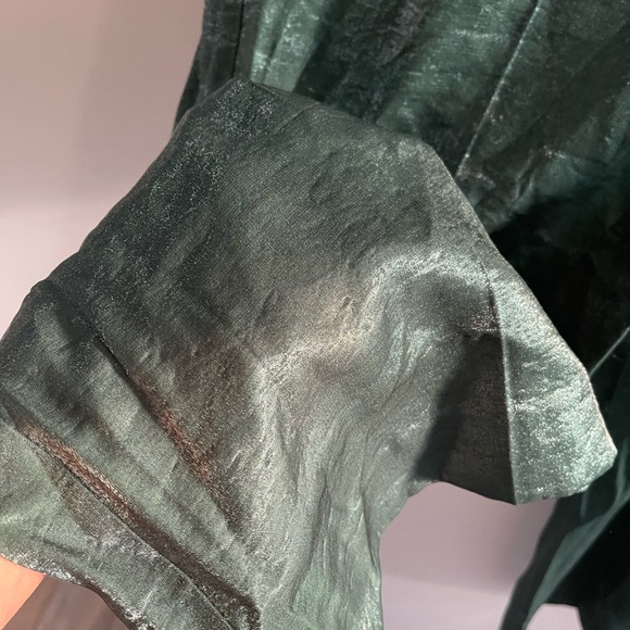 NWT- green wide leg trousers - Picture 3 of 9